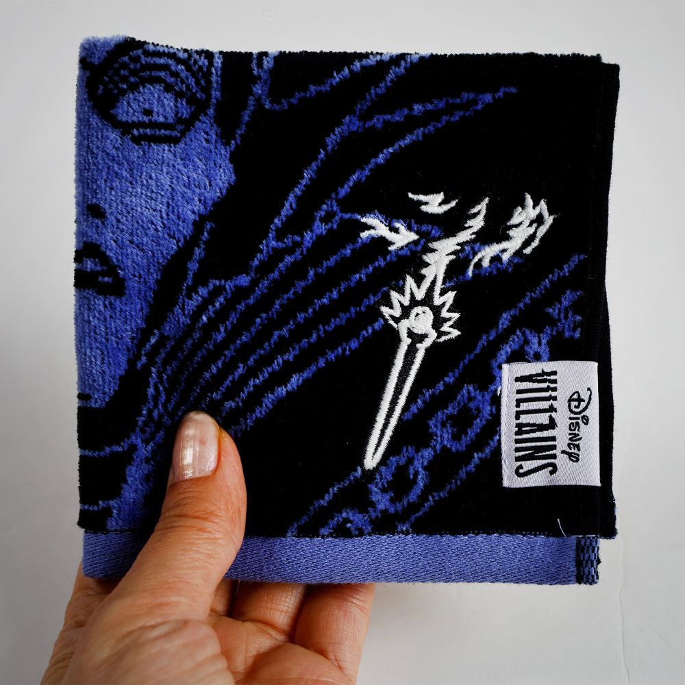 ディズニーヴィランズ ミニタオル ダークフェイスバイオレット