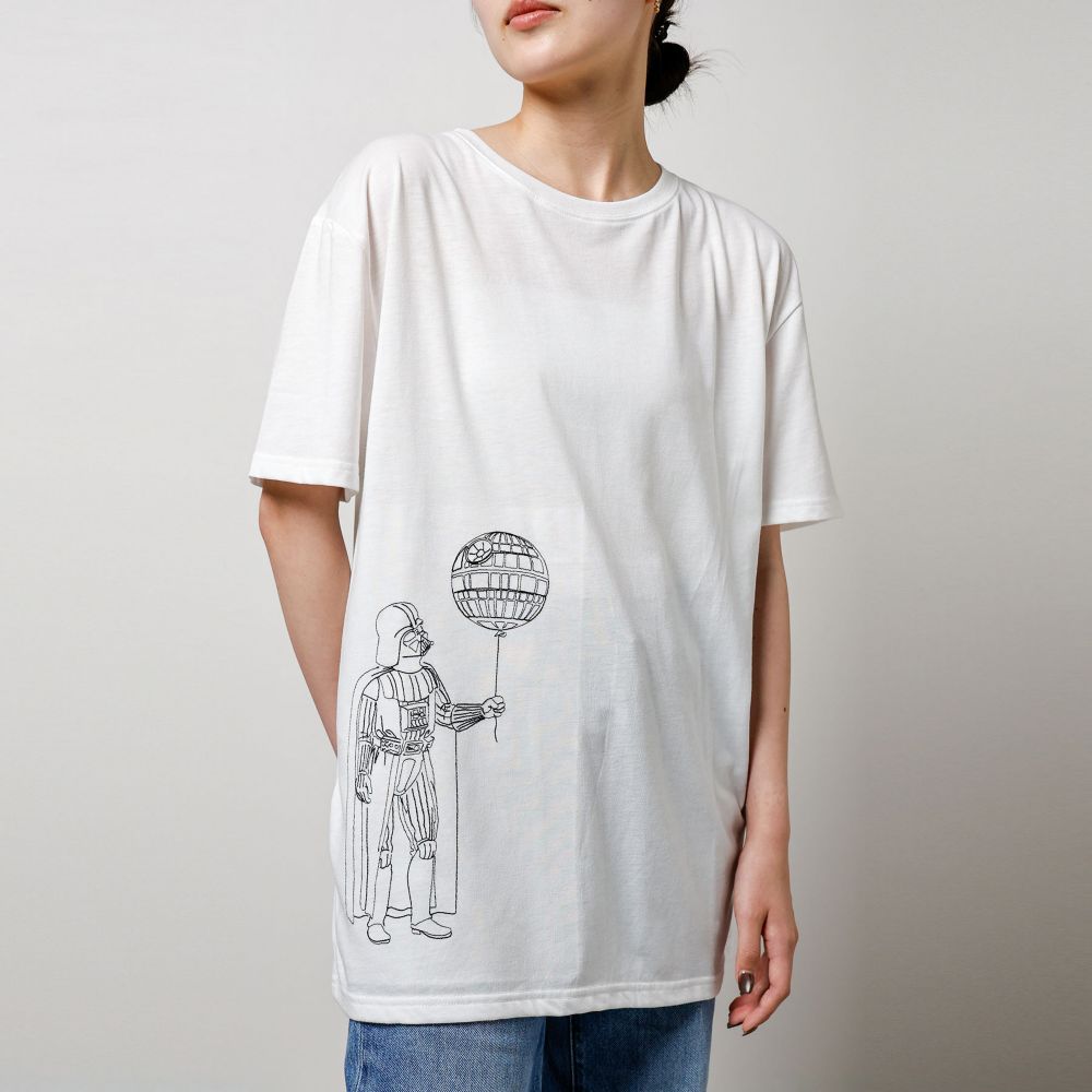 キャラジャン　スター・ウォーズ Tシャツ（L） ダースベイダー/バルーン