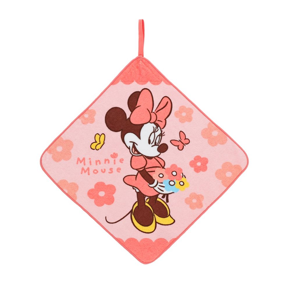 ミニーマウス ループタオル３枚組 ソフトモーメント