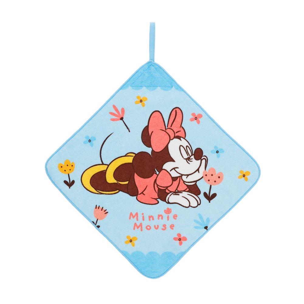 ミニーマウス ループタオル３枚組 ソフトモーメント