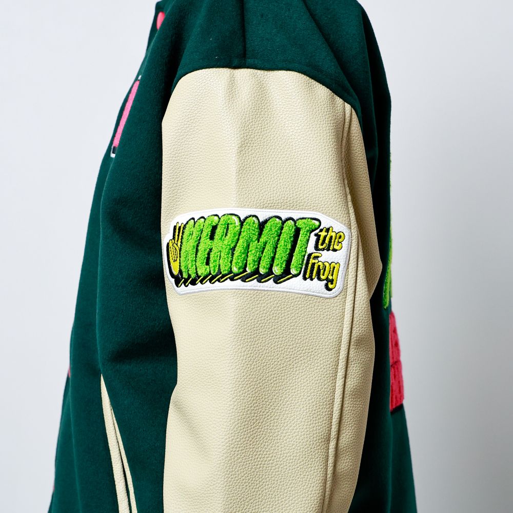 キャラジャン　ザ・マペッツ スタジャン(L) スマイルグリーン