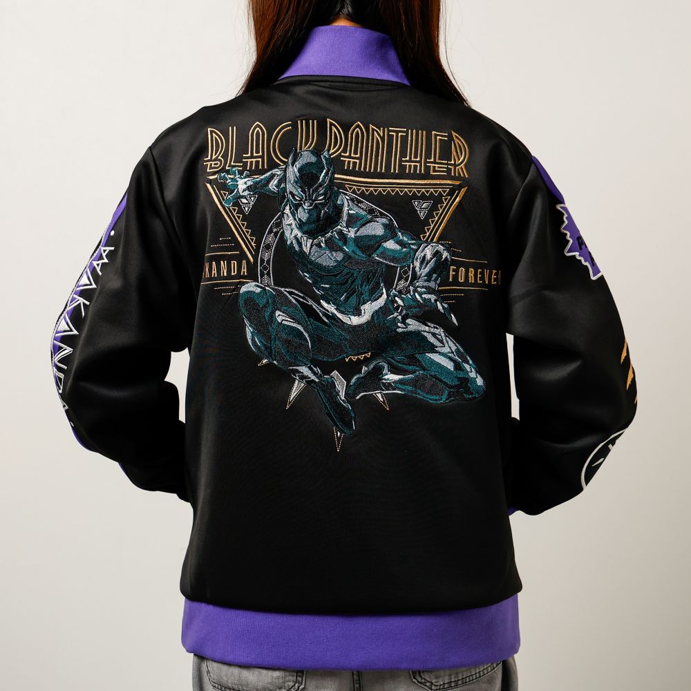 【キャラジャン】Marvel ジャージ(M） ブラックパンサー「ロイヤルパワー」