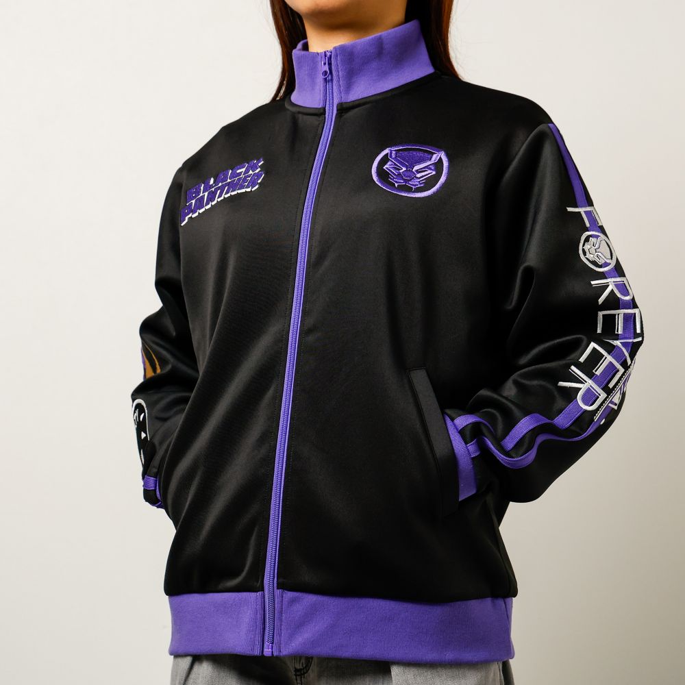 【キャラジャン】Marvel ジャージ(M） ブラックパンサー「ロイヤルパワー」