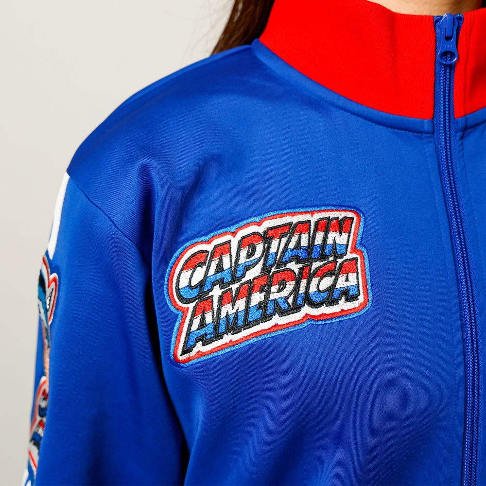 【キャラジャン】Marvel ジャージ(LL） キャプテン・アメリカ「ファイトザシールド」