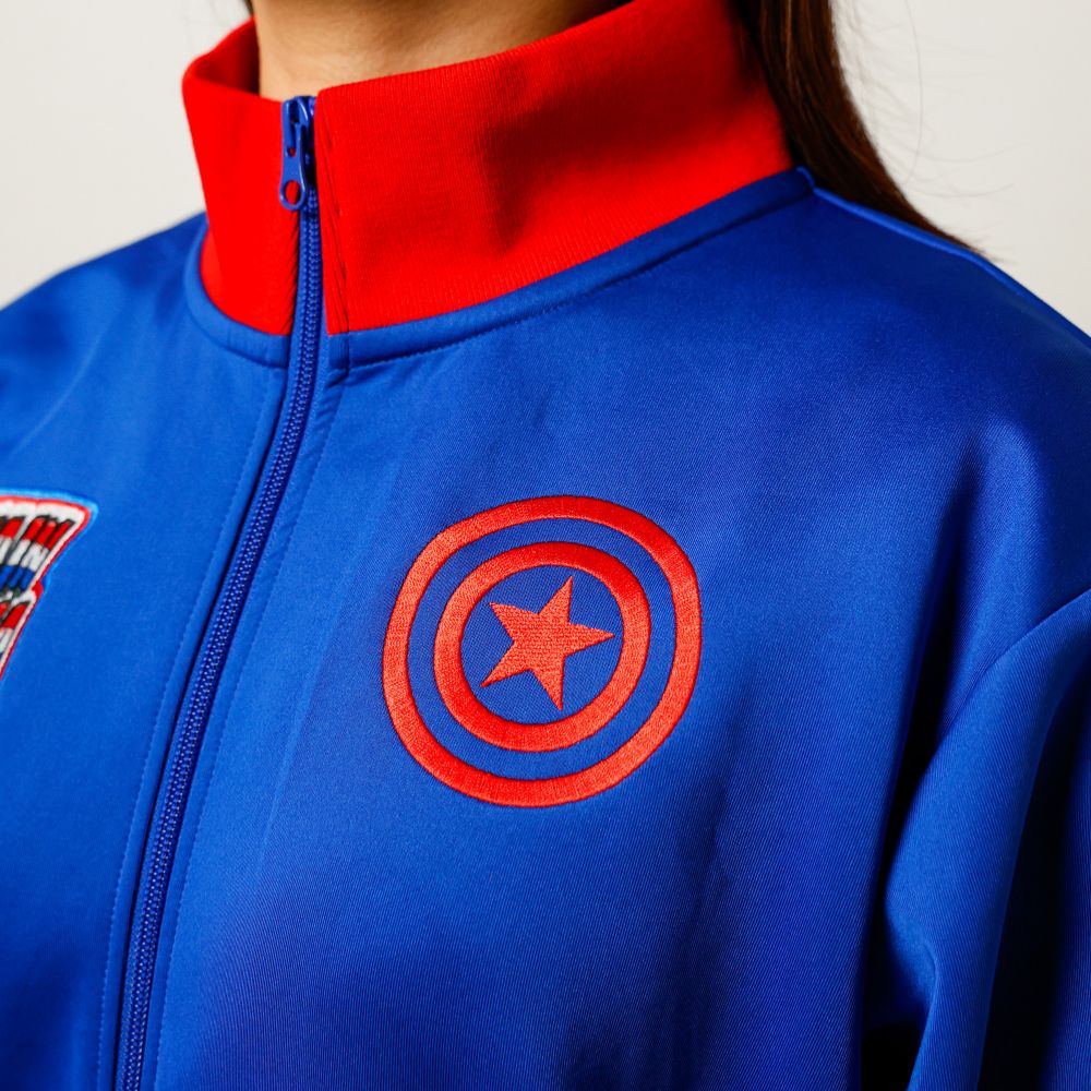 【キャラジャン】Marvel ジャージ(LL） キャプテン・アメリカ「ファイトザシールド」