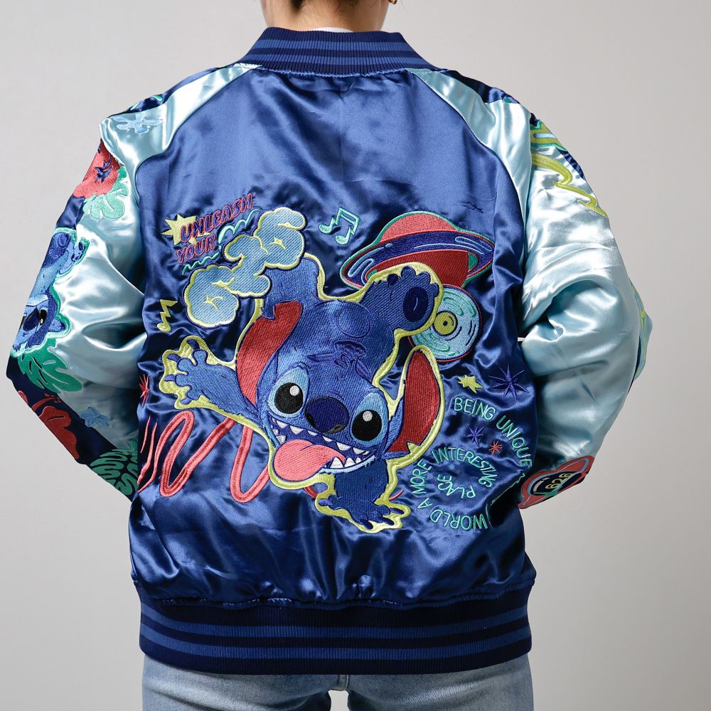 【キャラジャン】リロ＆スティッチ スカジャン(L) エクスペリメント