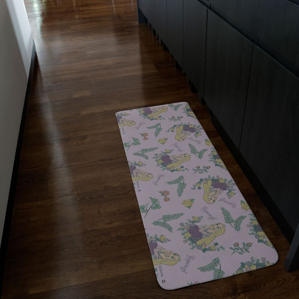 塔の上のラプンツェル キッチンマット フォレストプラント