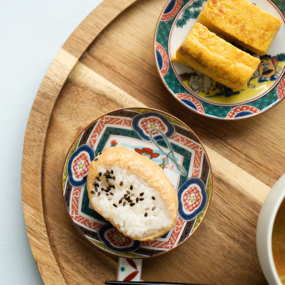 九谷焼小皿　ウッディ