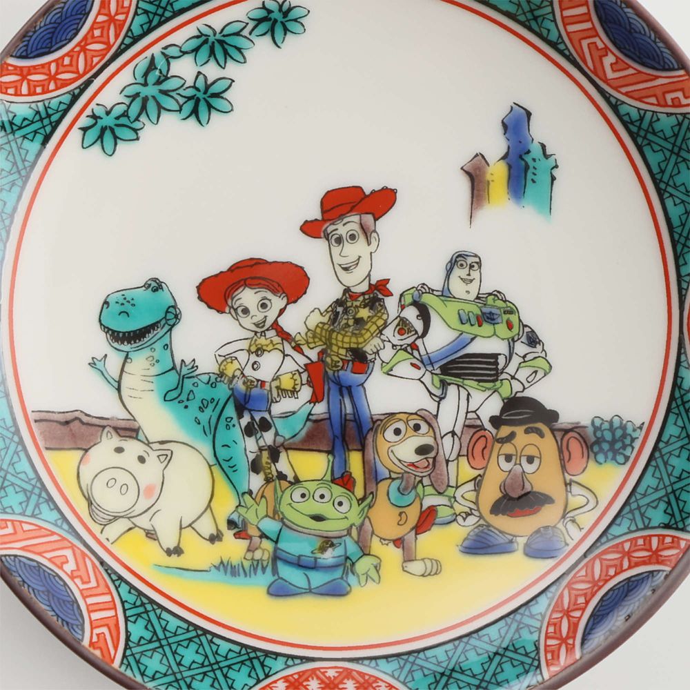 九谷焼小皿　チームトイ