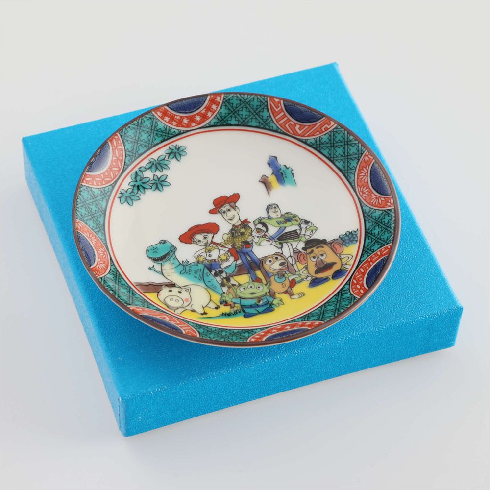 九谷焼小皿　チームトイ