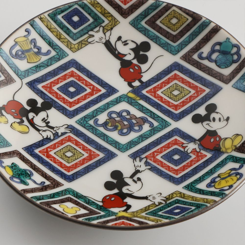 ミッキーマウス/小皿　菱文