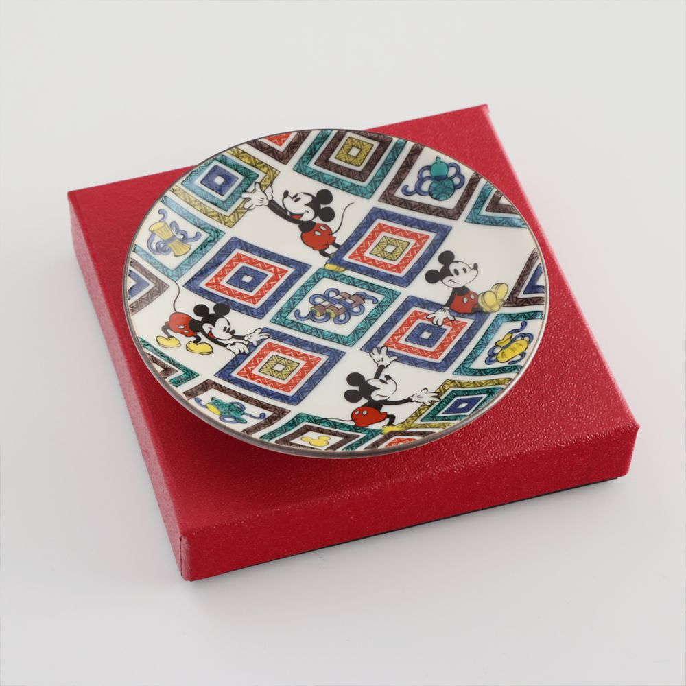 ミッキーマウス/小皿　菱文