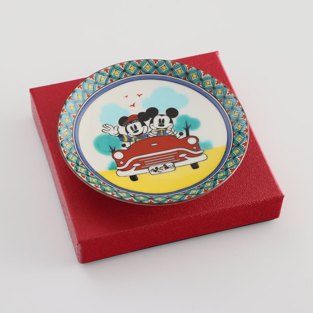 ミッキーマウス/小皿　七宝図