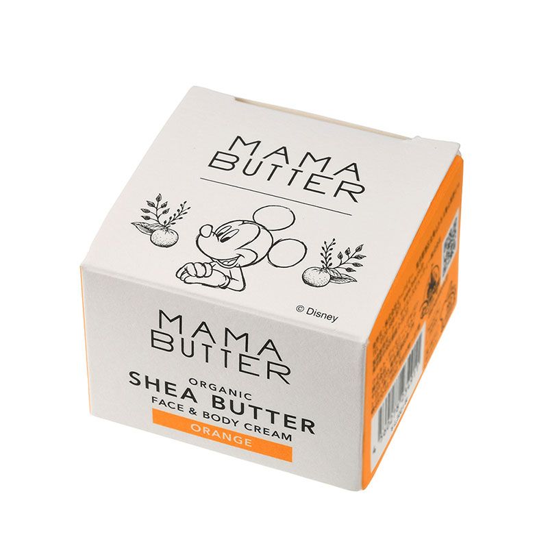 公式 ショップディズニー Mama Butter ミッキー フェイス ボディクリーム オレンジ