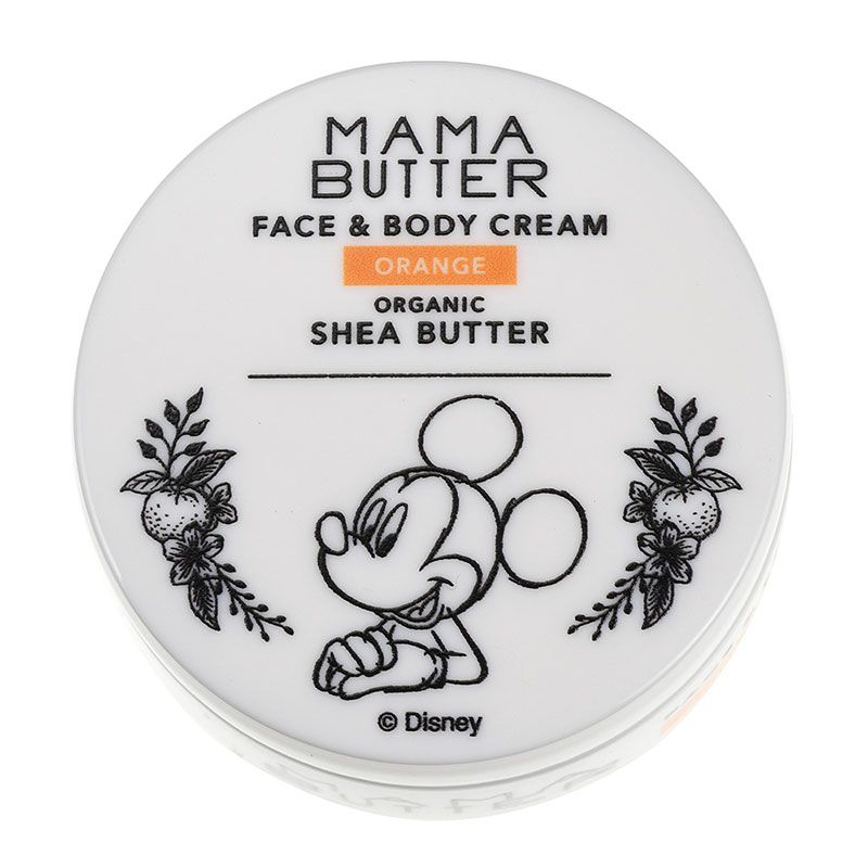 公式 ショップディズニー Mama Butter ミッキー フェイス ボディクリーム オレンジ