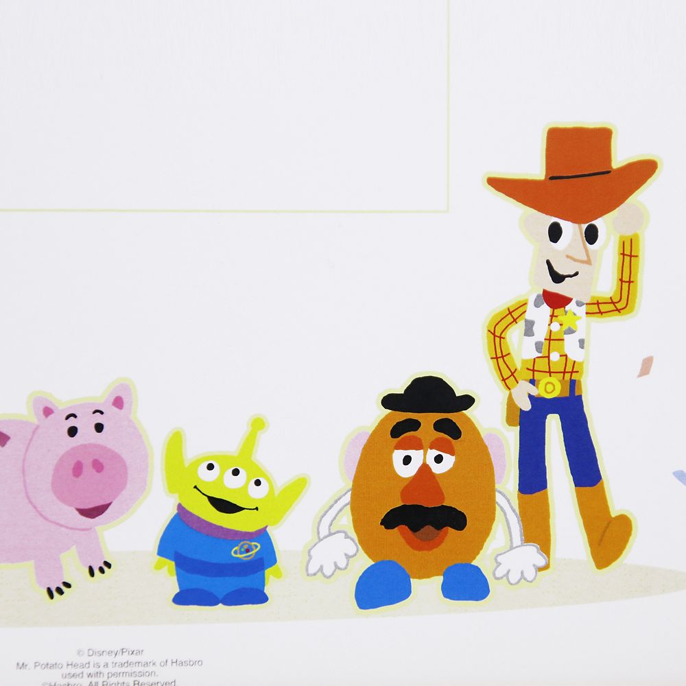 公式 ショップディズニー 受注生産 ネームインポエム2人用 写真貼付けスペース有り パーティ トイ ストーリー