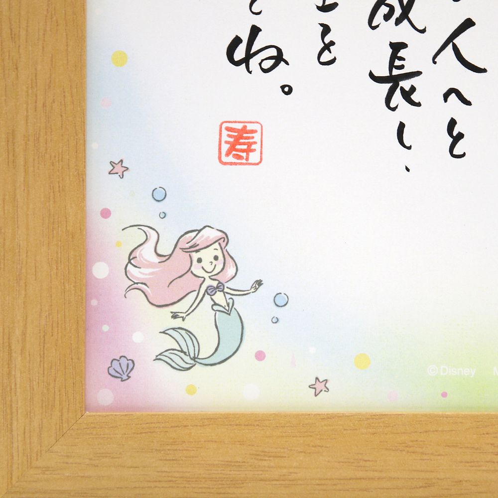 公式 ショップディズニー 受注生産 ネームインポエム出産祝い1人用 ドリーム ディズニープリンセス