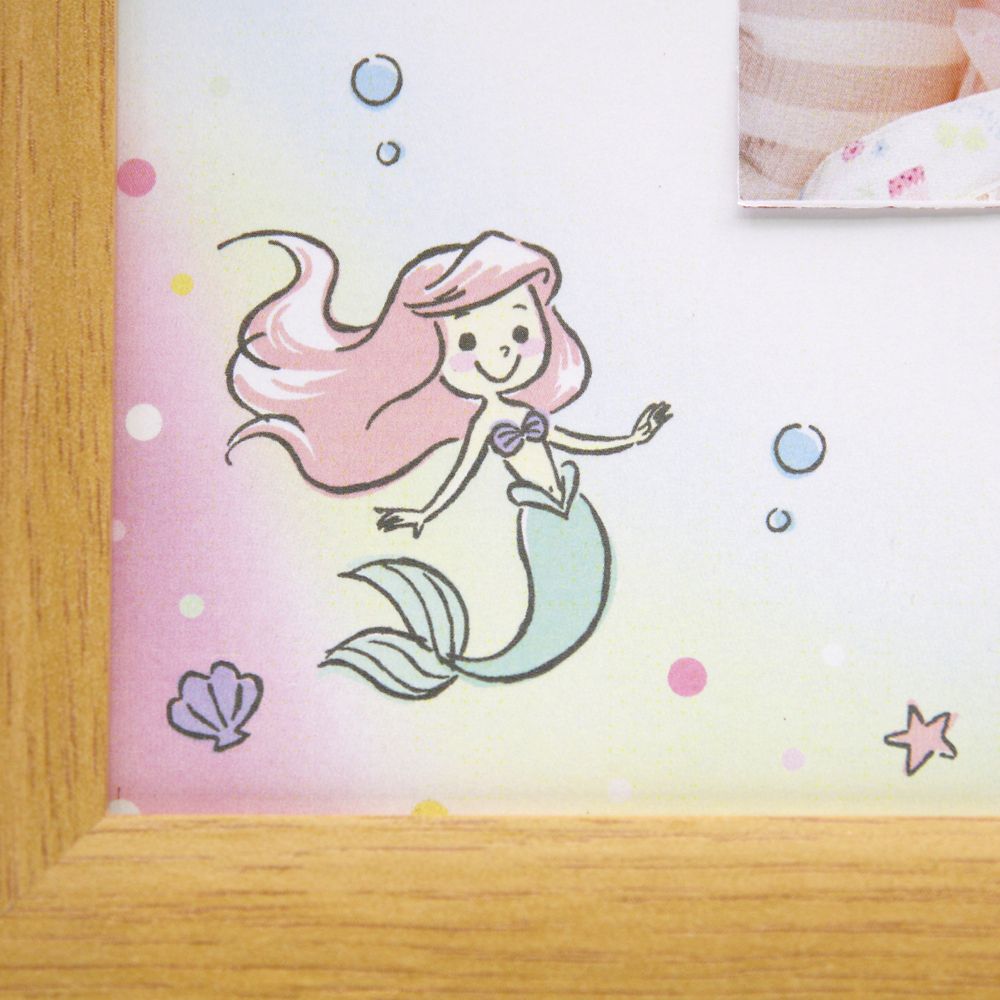 【受注生産】ネームインポエム出産祝い1人用／写真貼付けスペース有り ドリーム（ディズニープリンセス）