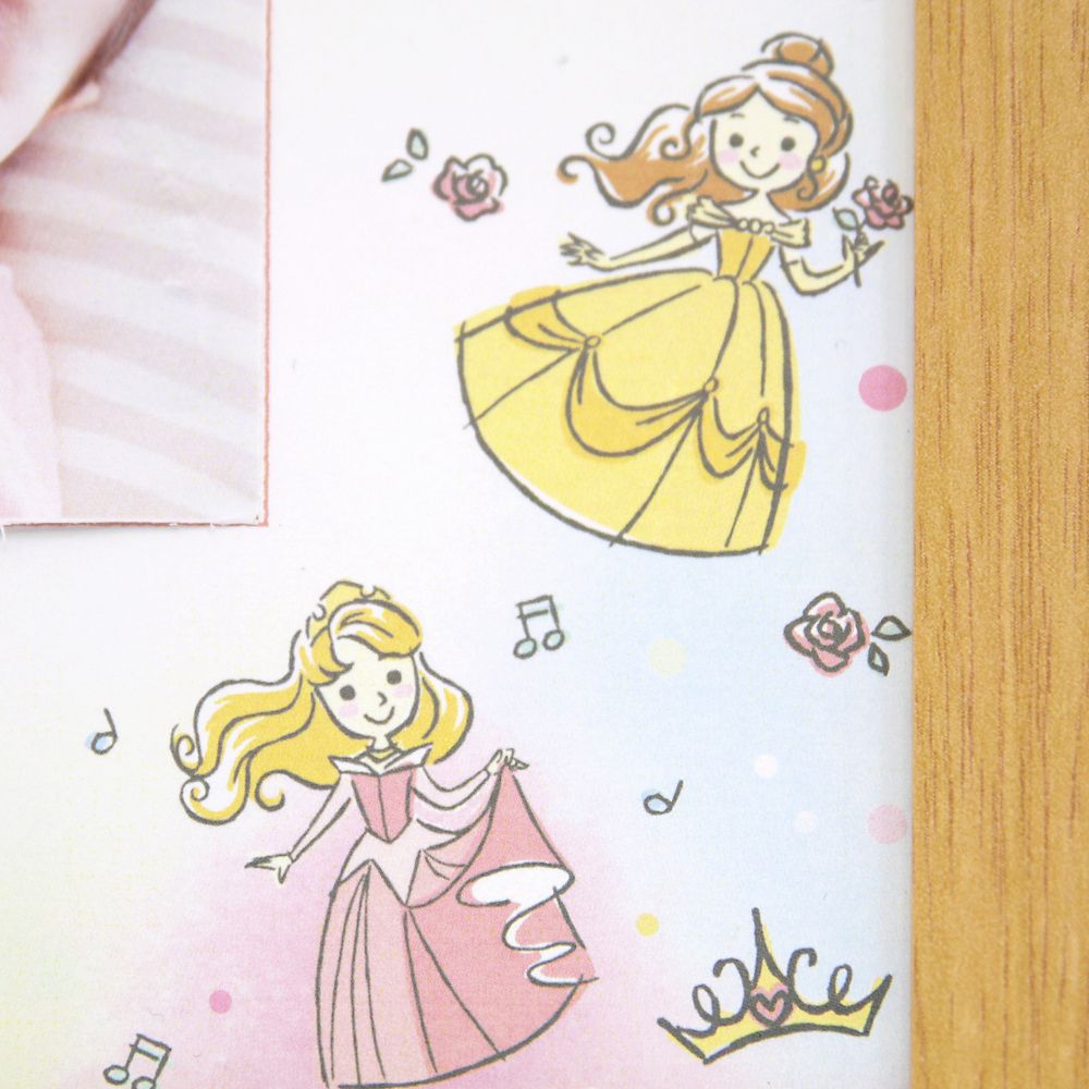 【受注生産】ネームインポエム出産祝い1人用／写真貼付けスペース有り ドリーム（ディズニープリンセス）