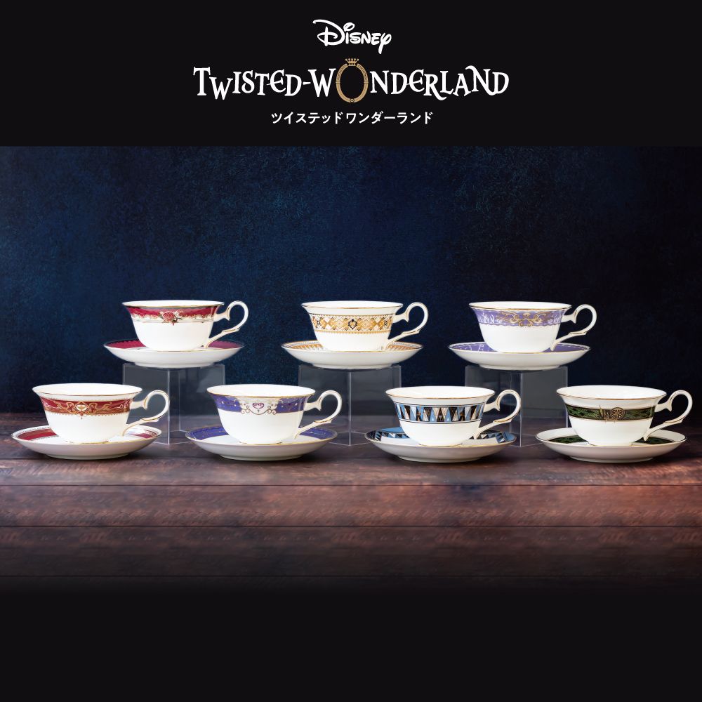 『ディズニー ツイステッドワンダーランド』 カップ＆ソーサー/D.スカラビア寮