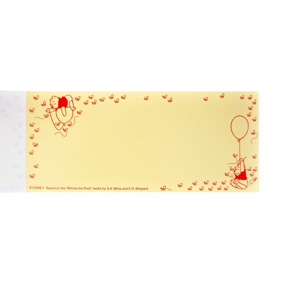 一筆箋　プーさん　はちみつ