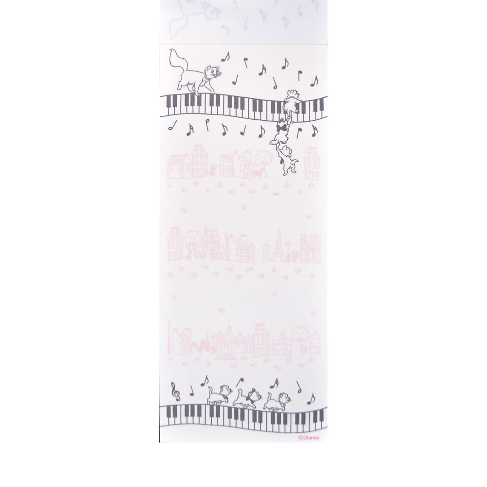 一筆箋　おしゃれキャット　猫と街並み