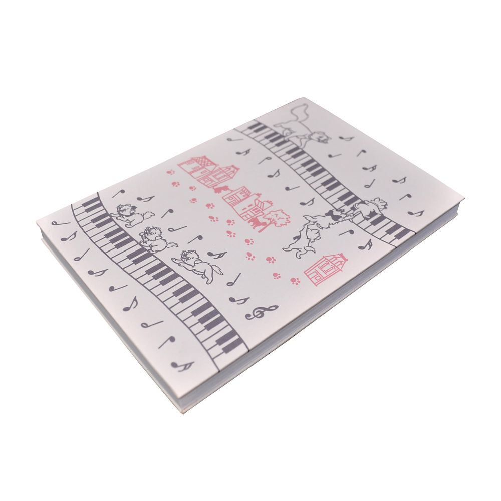 和ノート　おしゃれキャット　猫と街並み