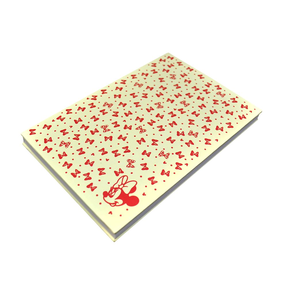 和ノート　リボンちらし赤　ミニーマウス