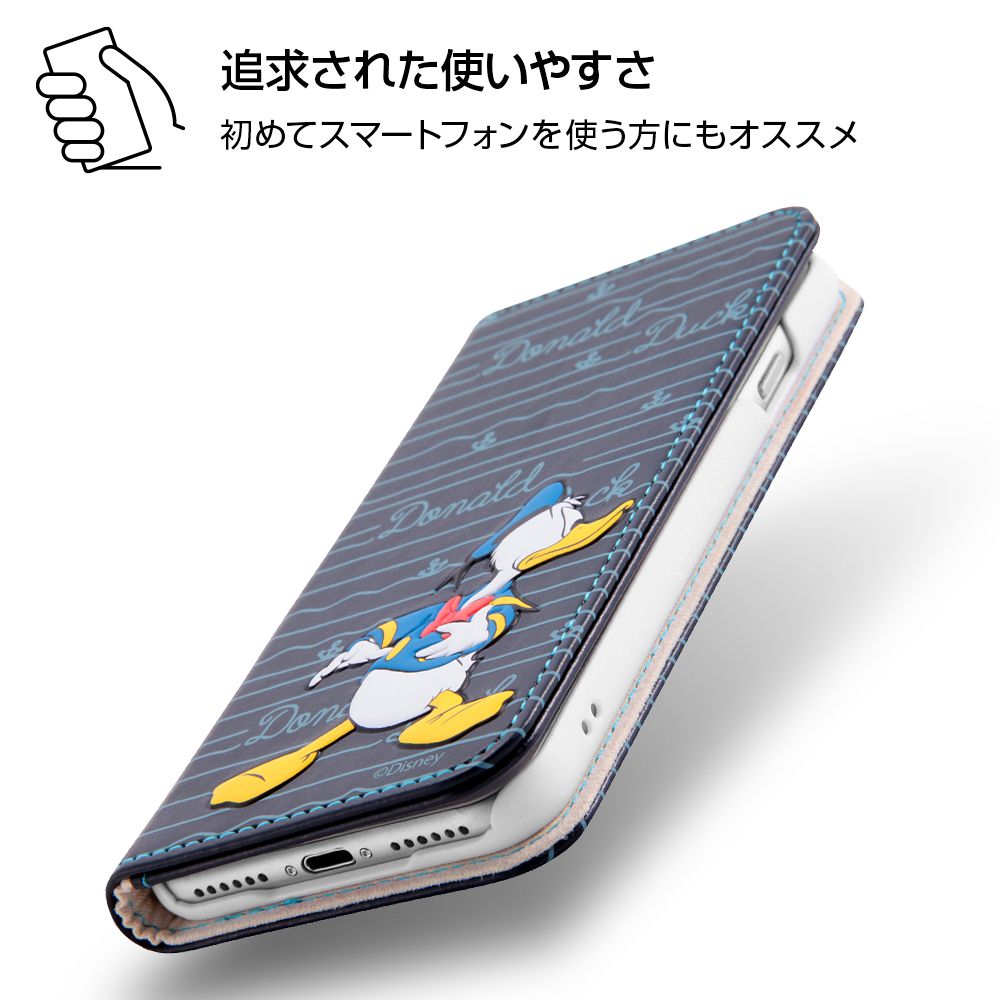 公式 ショップディズニー Iphone Se 第2世代 8 7 ディズニーキャラクター 手帳型ケース スタンディング カーシヴ ミッキー