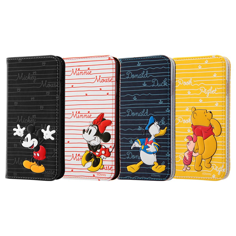 公式 ショップディズニー Iphone Se 第2世代 8 7 ディズニーキャラクター 手帳型ケース スタンディング カーシヴ プー