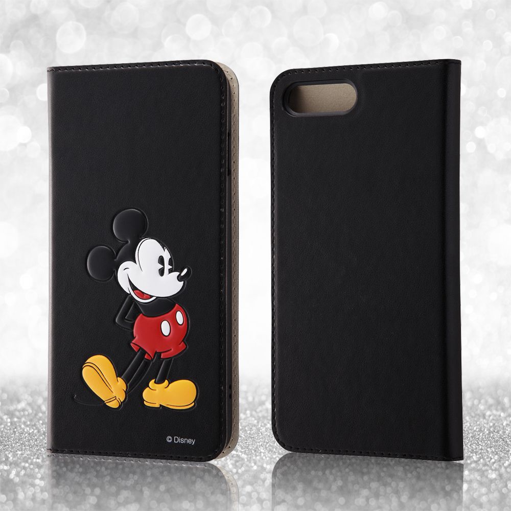 公式 ショップディズニー Iphone 8 7plus ディズニーキャラクター 手帳型ケース スタンディング ミッキー