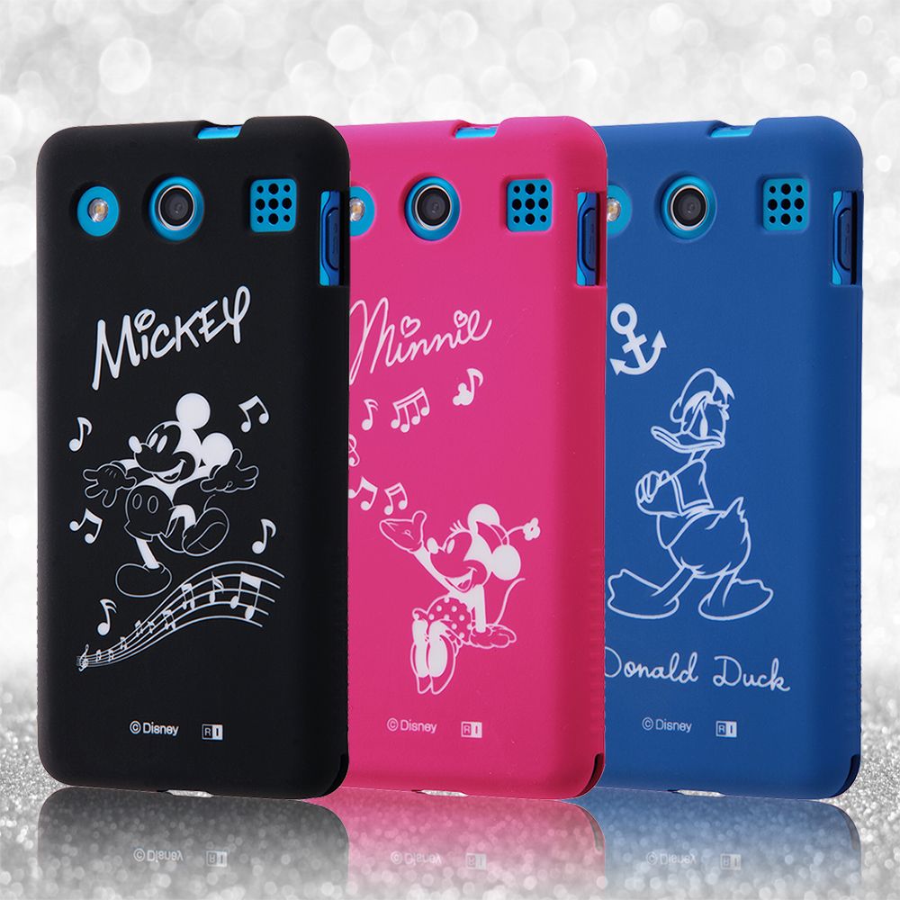 公式 ショップディズニー Au Miraie F ディズニーキャラクター シリコンケース カーヴィング ミニー