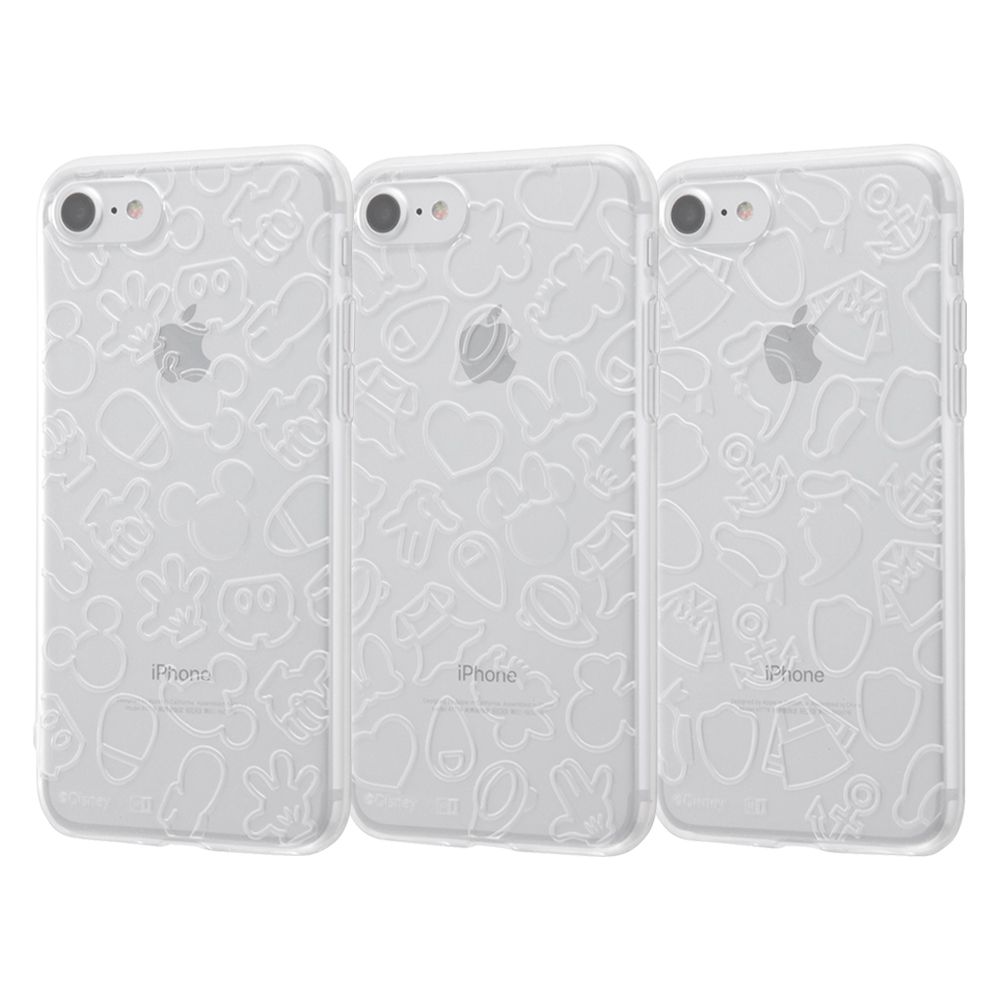 公式 ショップディズニー Iphone Se 第2世代 8 7 ディズニーキャラクター Tpuソフトケース キラキラ ミッキー