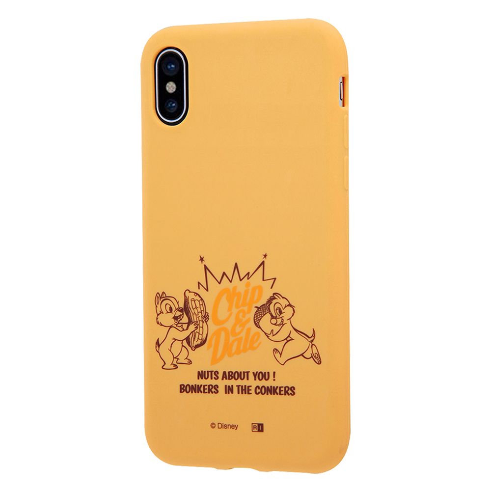 公式 ショップディズニー Iphone Xs X ディズニーキャラクター シリコンケース チップ デール