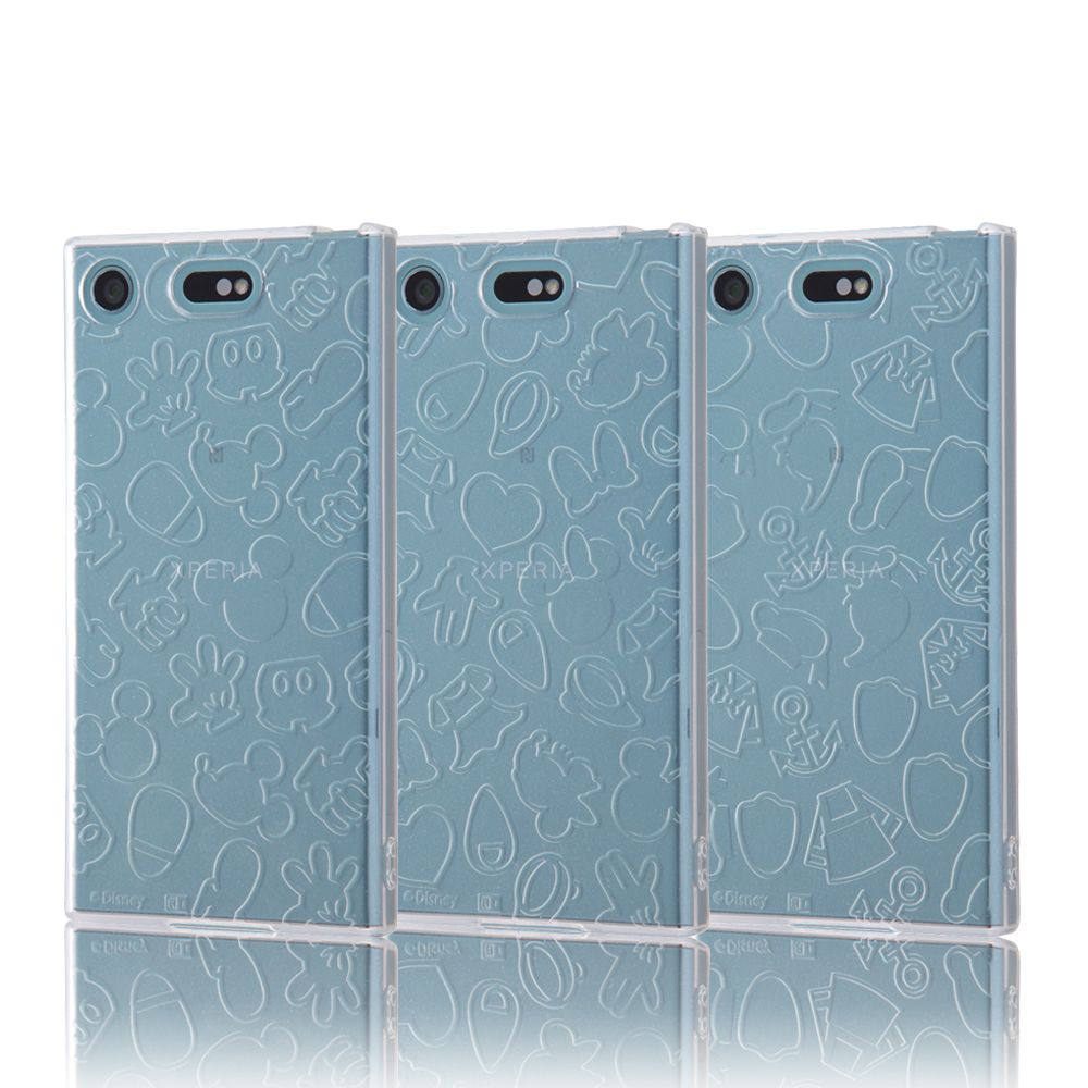 公式 ショップディズニー Xperia Xz1 Compact ディズニーキャラクター Tpuソフトケース キラキラ ミニー