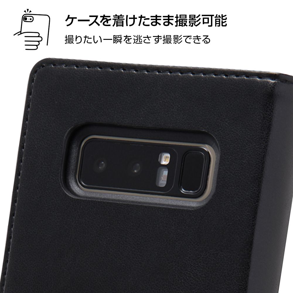 公式 ショップディズニー Galaxy Note8 ディズニーキャラクター 手帳型ケース ホットスタンプ ワンポイント プー