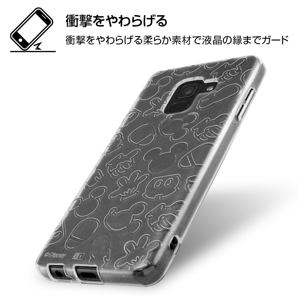 公式 ショップディズニー Galaxy Feel 2 ディズニーキャラクター Tpuソフトケース キラキラ ミッキー
