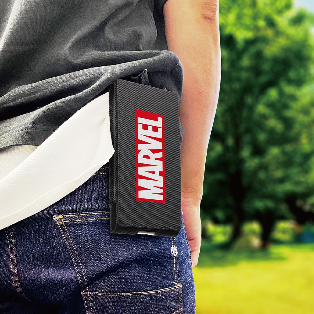 ロゴ ブラック マルチスマートフォン用ウエストポーチ