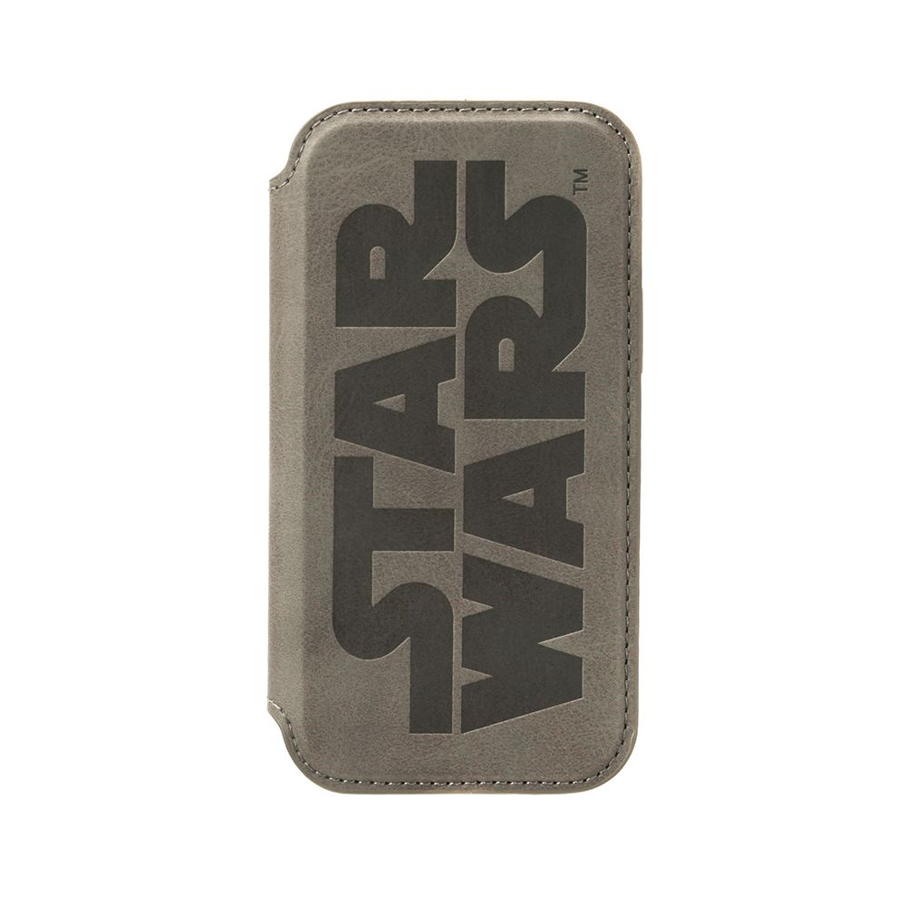 ロゴ iPhone 12 mini用 ガラスフリップケース