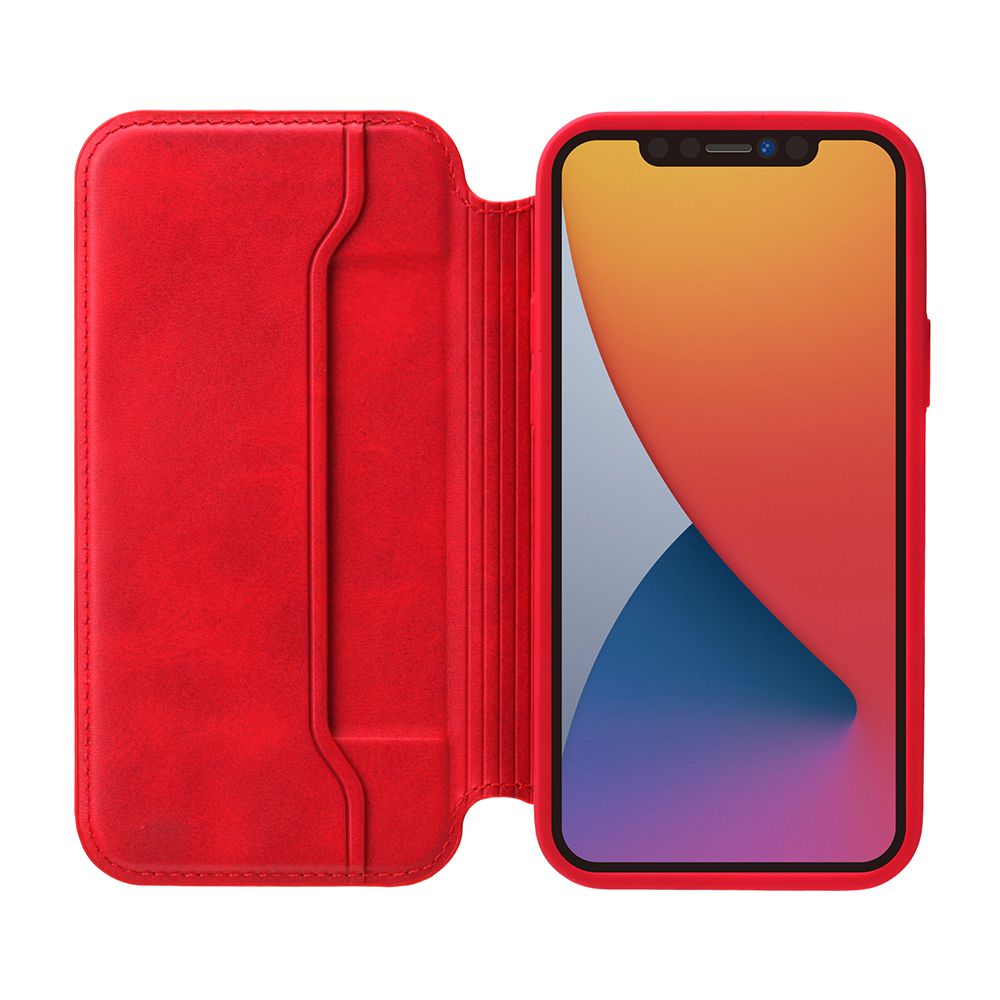 ロゴ iPhone 12 mini用 ガラスフリップケース