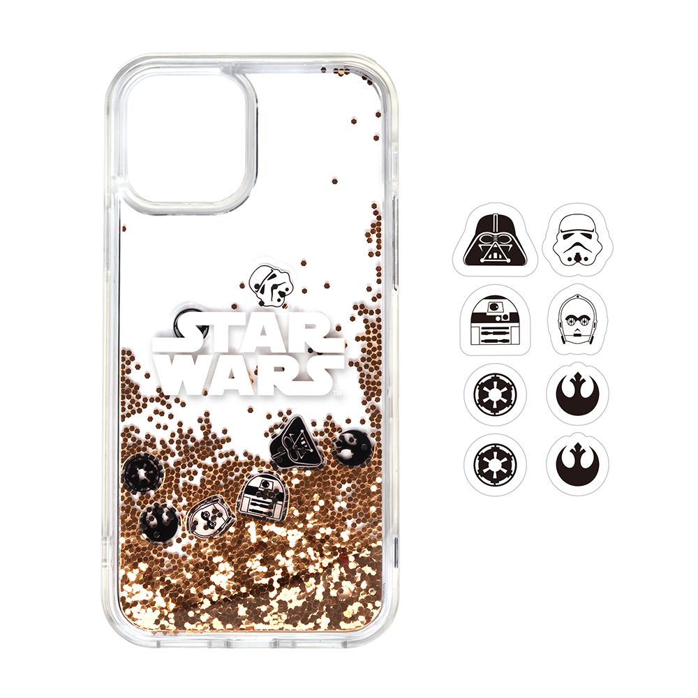 公式 ショップディズニー Iphone 12 12 Pro用 グリッターケース ロゴ