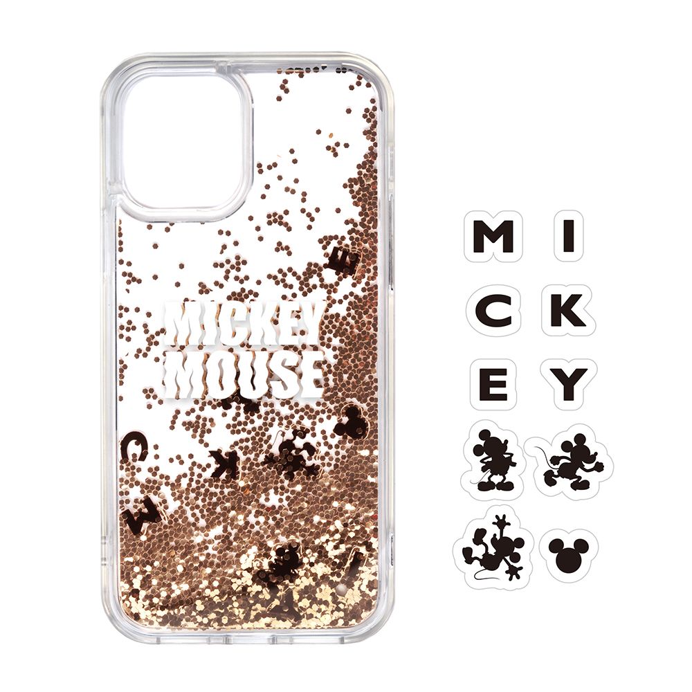公式 ショップディズニー Iphone 12 Mini用 グリッターケース ミッキーマウス