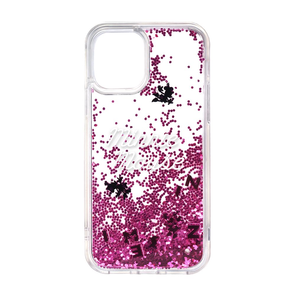 ミニーマウス iPhone 12 mini用 グリッターケース