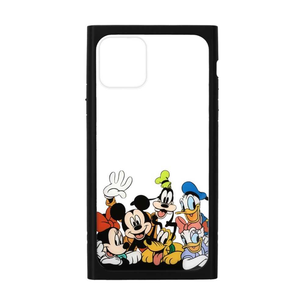 ミッキー＆フレンズ iPhone11 Pro用　ガラスタフケース