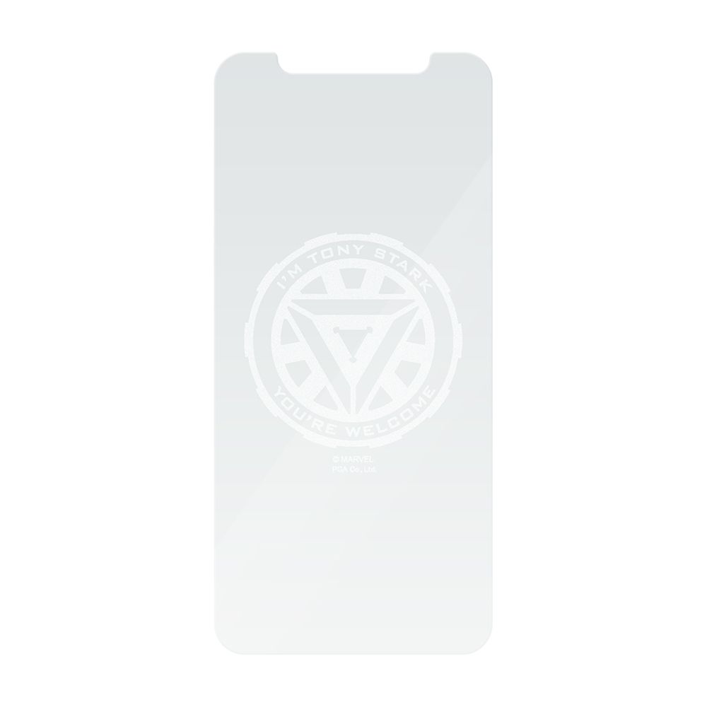 アーク・リアクター iPhone 12/12 Pro用 液晶保護ガラス