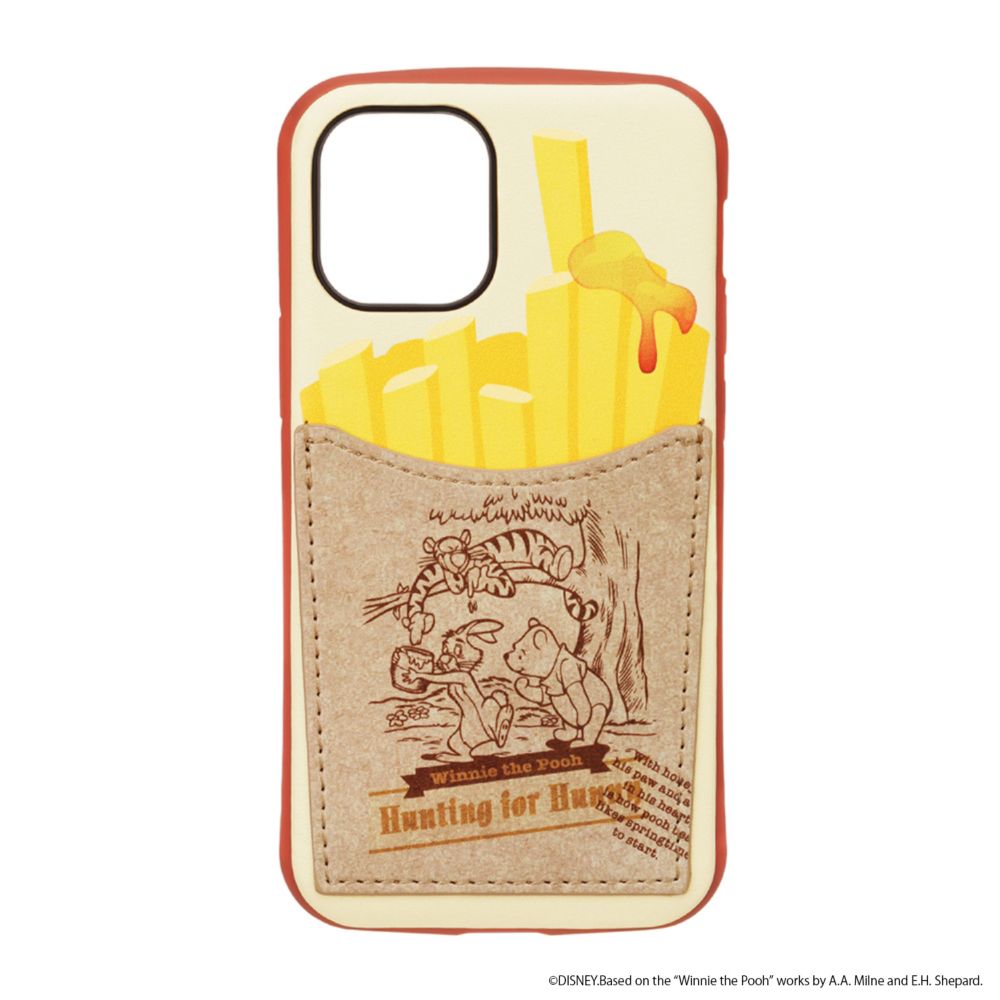 くまのプーさん iPhone 12 mini用 タフポケットケース