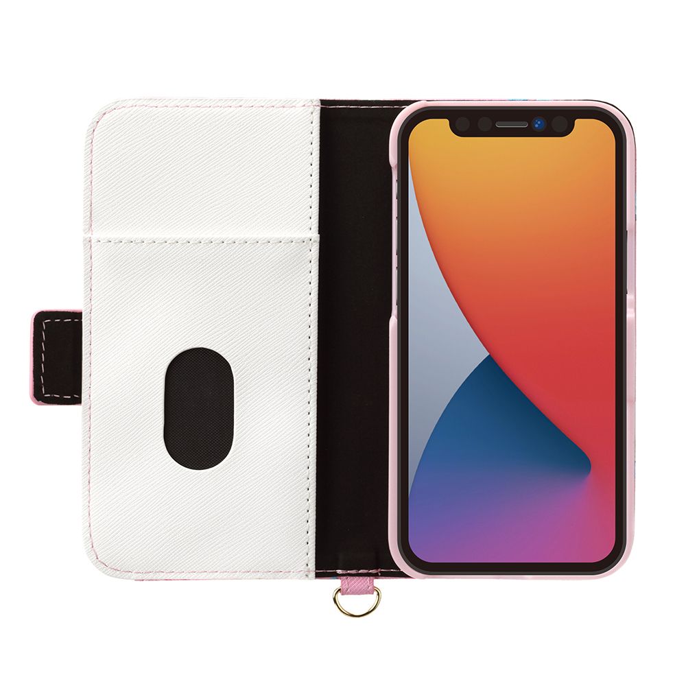 ミニーマウス iPhone 12 mini用 フリップカバー