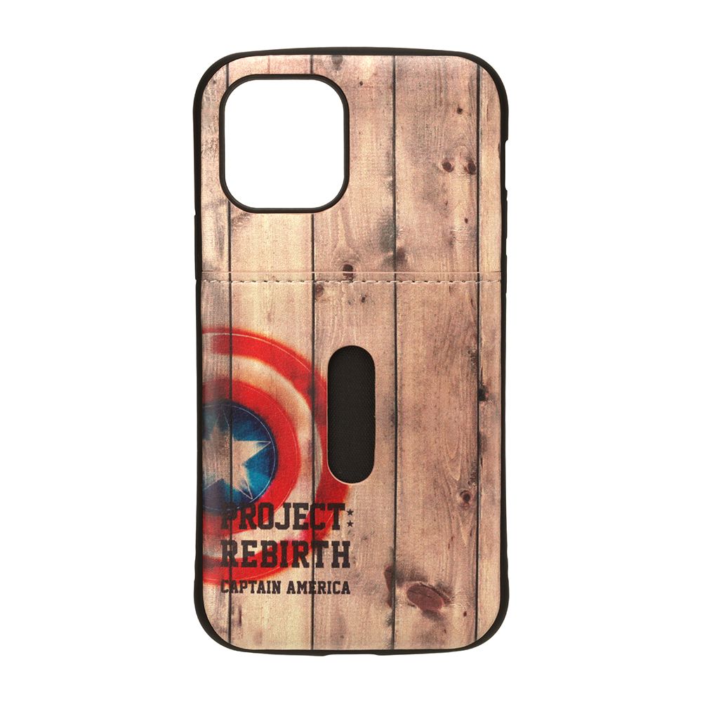 キャプテン・アメリカ iPhone 12/12 Pro用 タフポケットケース