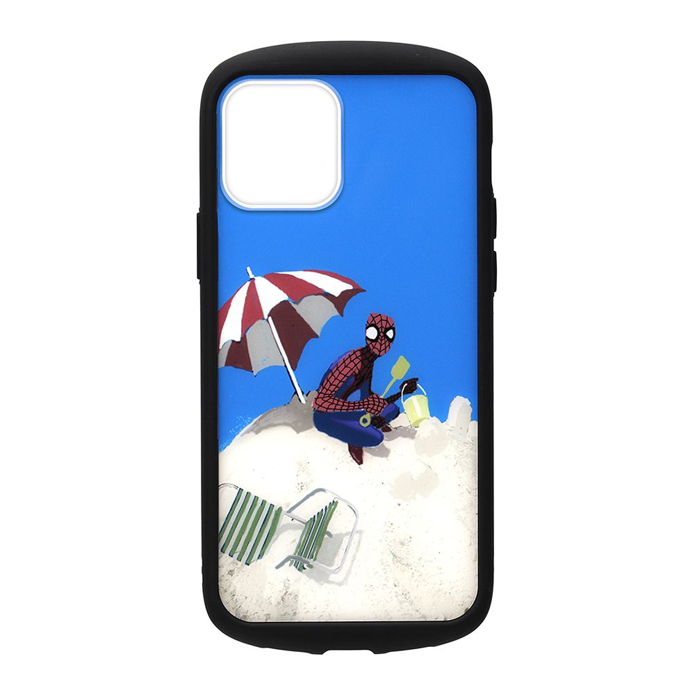スパイダーマン iPhone 12/12 Pro用 ガラスタフケース