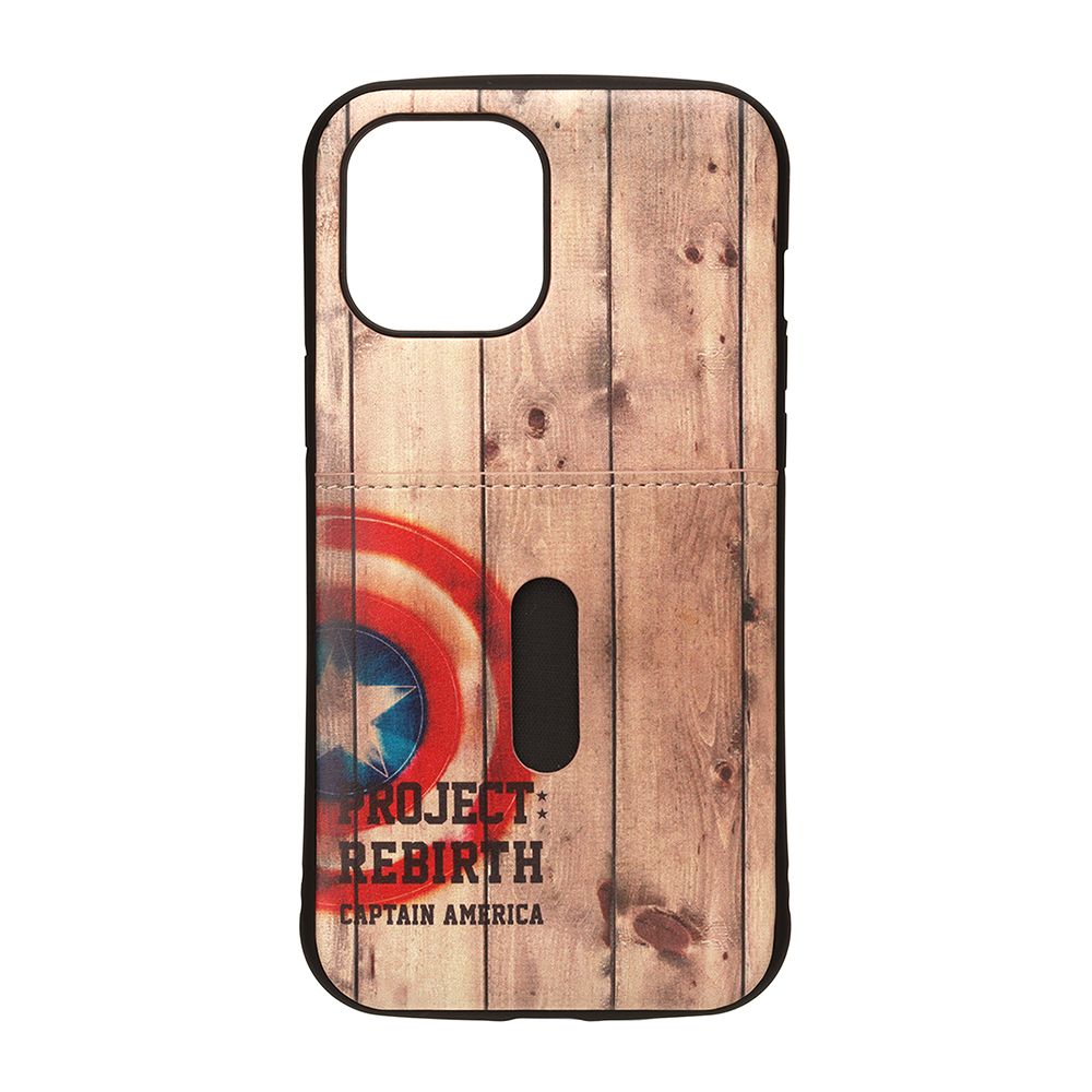 キャプテン・アメリカ iPhone 12 Pro Max用 タフポケットケース